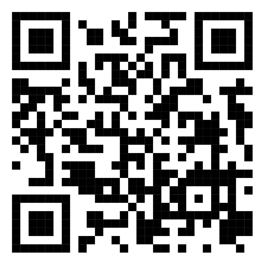 Presentation website QR code